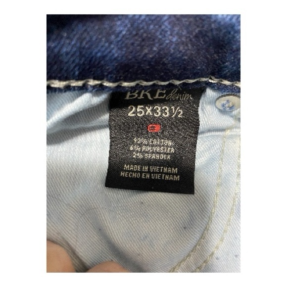 Worn Once! BKE Stella 25 Long Dark Blue Bootcut Women's Jeans - Picture 5 of 5